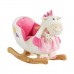 Solini le poney à bascule avec une fonction sonore bébé  rose/blanc Solini    009703